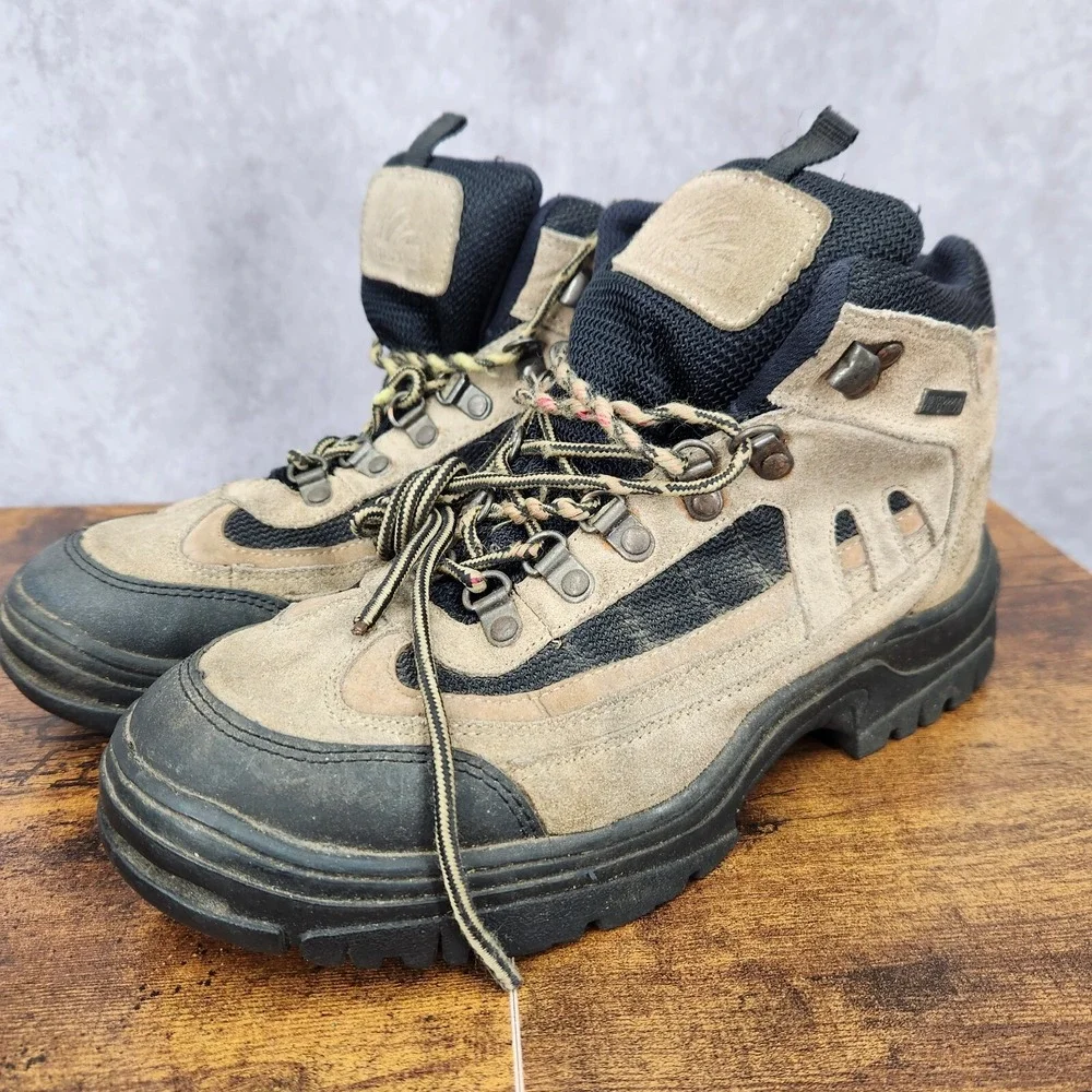 Itasca Hiking Boots Mens 8.5 Brown Leather Waterproof Trails Outdoors‎